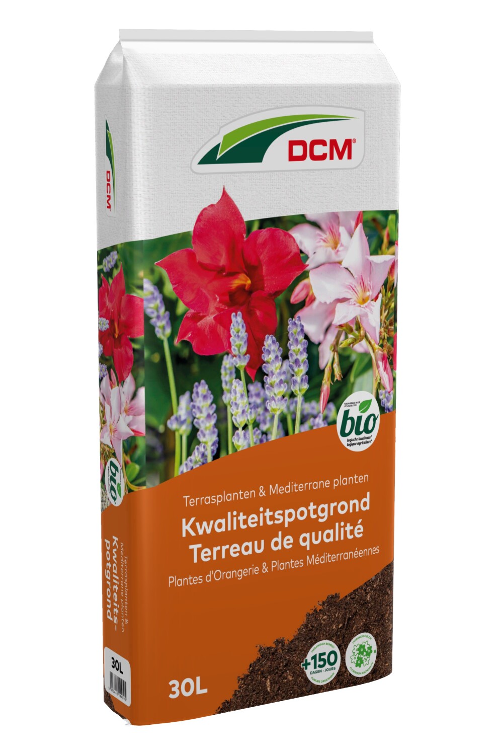 Afbeelding DCM Potgrond Terrasplanten Mediterrane Planten 30 liter door Tuinadvies.be