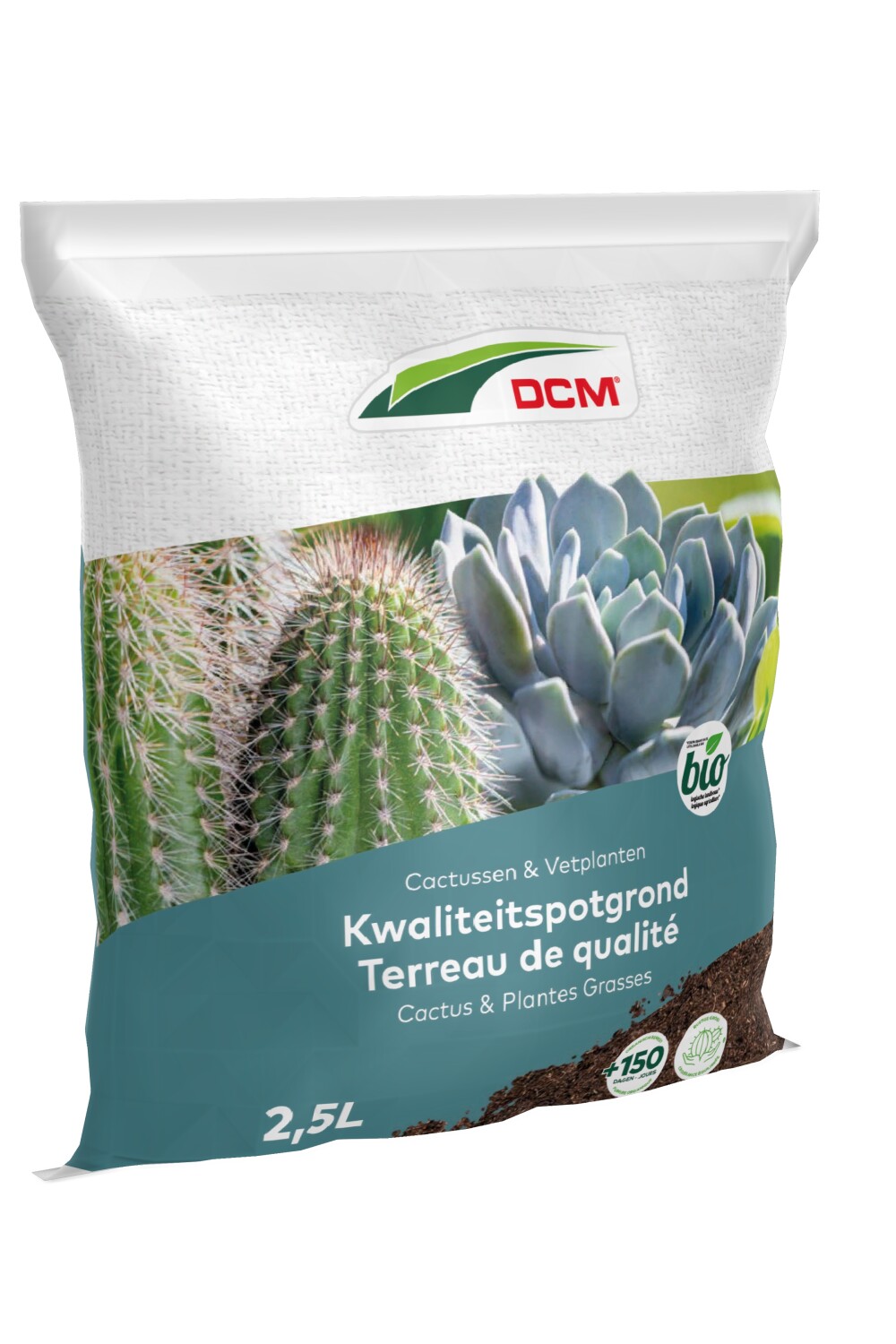 Afbeelding DCM potgrond cactussen en vetplanten BIO 25 liter door Tuinadvies.be