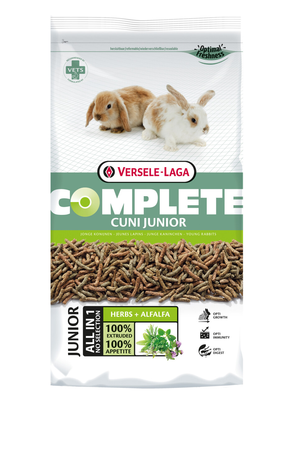 Afbeelding Versele-Laga Complete Cuni Junior - Konijnenvoer - 1.75 kg door Tuinadvies.be