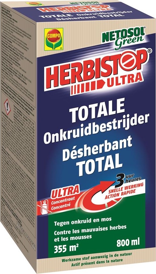 Afbeelding Herbistop Ultratotale onkruidbestrijder 800 ml door Tuinadvies.be