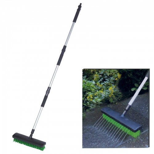 Afbeelding Schuurborstel met tuinslangaansluiting150 cm door Tuinadvies.be