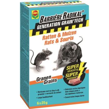 Ratten En Muizen Graantjes 6 X 25 G