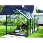 Vitavia Venus All in One tuinkas aluminium groen  - 193 x 384 x 197 m -  7,5  m²