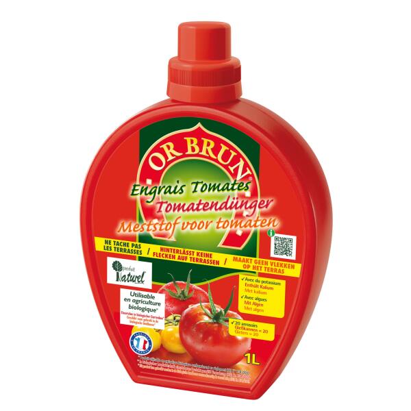 Bediening mogelijk Vluchtig Uitgaan Or Brun meststof voor tomaten - 1 liter - Webshop - Tuinadvies