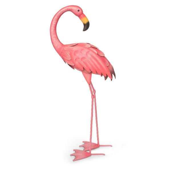 Permanent Visa vloek Flamingo in metaal - tuinbeeld - Webshop - Tuinadvies
