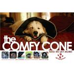 Hondenkap Comfy Cone zwart - extra small