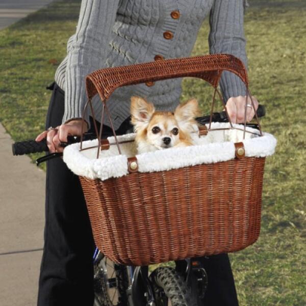 Hondenmand voor fiets met zonnescherm -