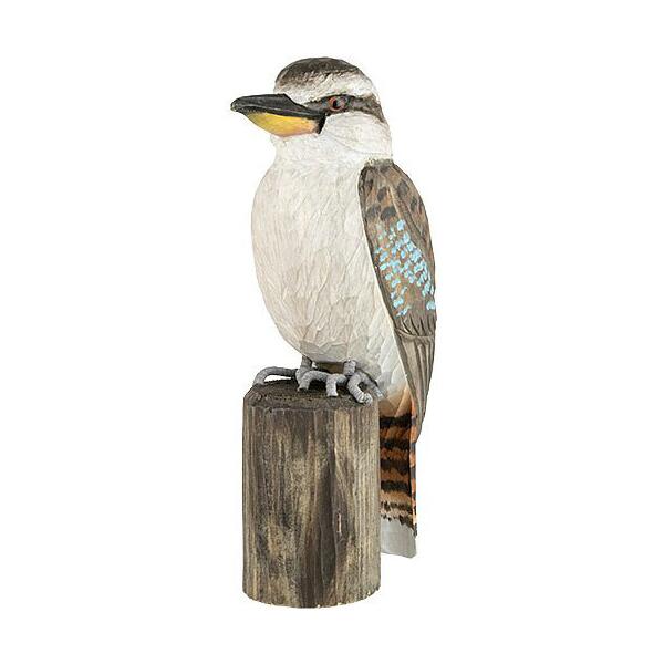 Bank Welsprekend Ban Houten ijsvogel Kookaburra kopen - ambachtelijke decobird | Dierenbeelden |  Tuinbeelden | Decoratie en sfeer | Tuinadvies