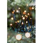 Kerstverlichting cluster met dimmer zwart - 2040 led - 17 m