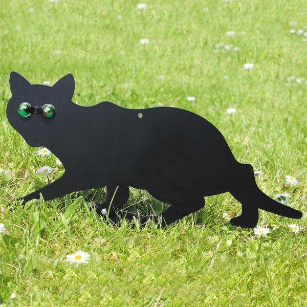 Robijn roestvrij methaan Katten weren uit de tuin met silhouetten om katten en muizen te weren |  Katten | Dieren overlast | Tuinapotheek | Tuinadvies