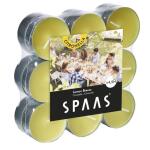 Spaas theelichten citronella 4,5 u - Lemon Breeze (18 stuks)