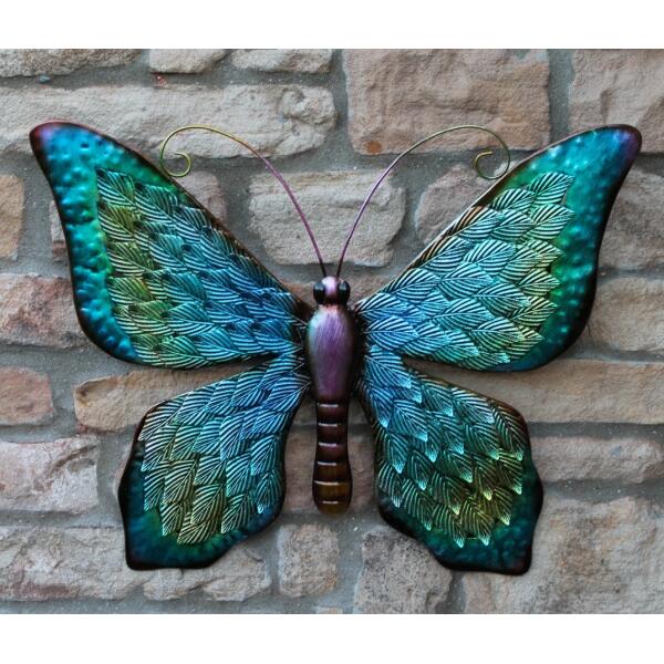 Plak opnieuw textuur kapsel Vlinder kleurrijk muurdecoratie - metalen vlinder kopen | Dierenbeelden |  Tuinbeelden | Decoratie en sfeer | Tuinadvies
