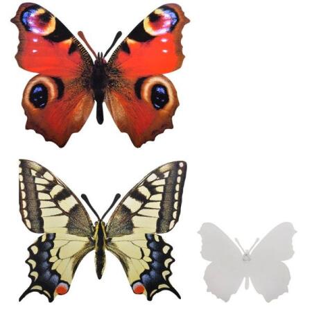 Muurdecoratie vlinders - aan de muur | Wanddecoratie met | Wanddecoratie | Decoratie en sfeer | Tuinadvies