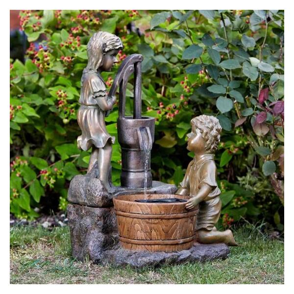 operatie waterstof neef Waterpomp fontein ornament - solar - Webshop - Tuinadvies