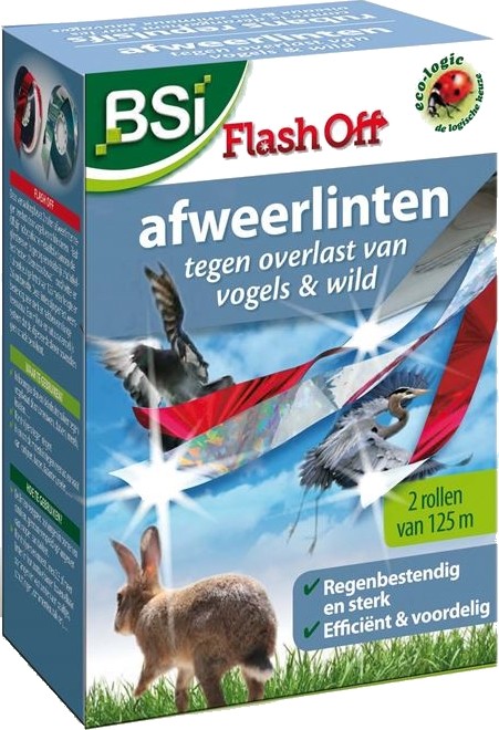 Afbeelding Vogelweringslinten door Tuinadvies.be